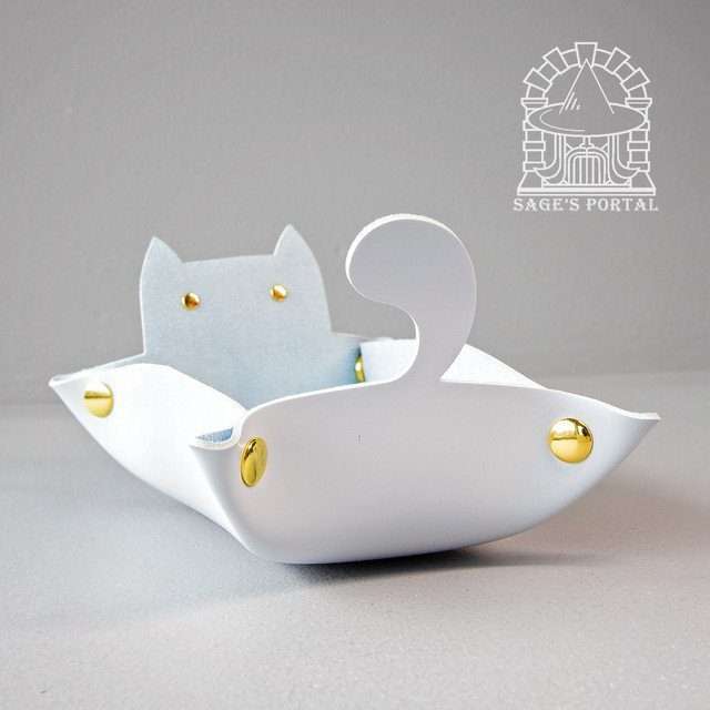 Sage's Light Blue Enchanted Cat Dice Tray image 13