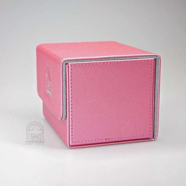 Sage’s Premium Deck Storage Box for TCG, Dice, Jewelry 105mm x 89mm x 76mm - Pink image