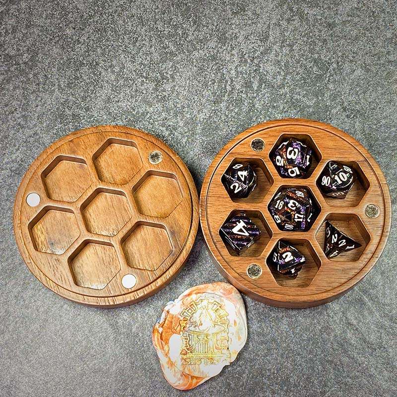 Sage's Container - Walnut Wood Dice Case image 4