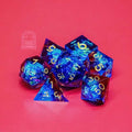 Sage's Crystals - Thermal Sharp Edge Resin Polyhedral Dice Set image 0