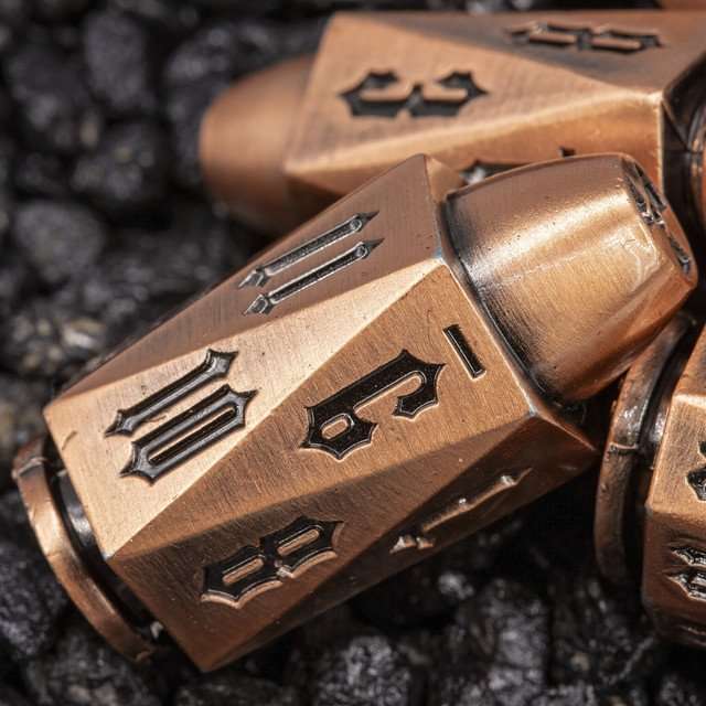 Sage's Holy Revolver Copper Bullets Metal Dice Set image 16