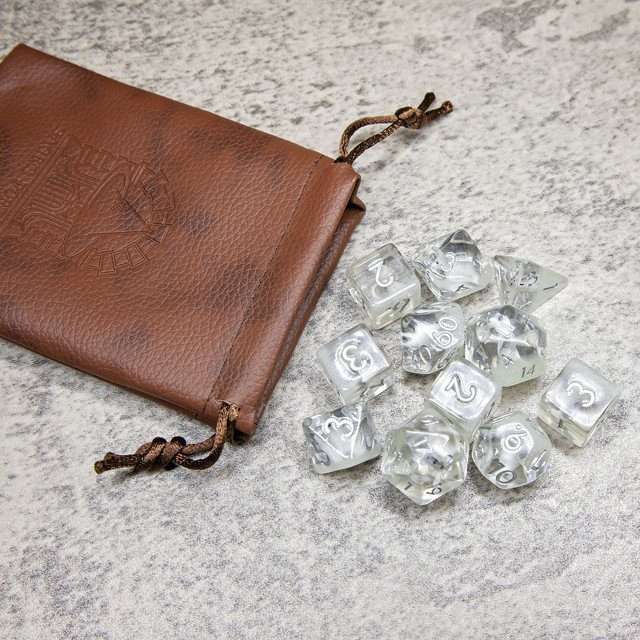Exclusive Sage's Companion Wolf Pup Limited Edition 11-pc Glow in the Dark Dice Set image 11