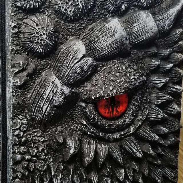 Eye of the Black Dragon Notebook Gift Set | Handmade Notebook for TTRPG, Sketchbook, Diary image 7