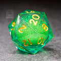 Sage's Spirits - 33mm Nature Spirit Liquid-Core D20 Sharp Edge Resin Dice image 0