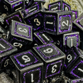 Sage's Splendors Royal Purple Metal d6 Dice 24 Piece Set image 0