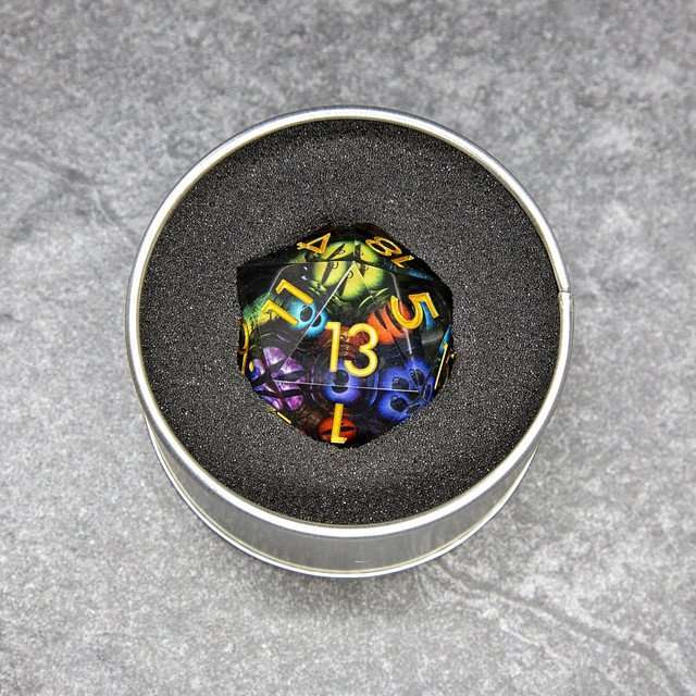 Sage's Watchful Eyes Liquid Core Sharp Edge Resin 33mm D20  image 8