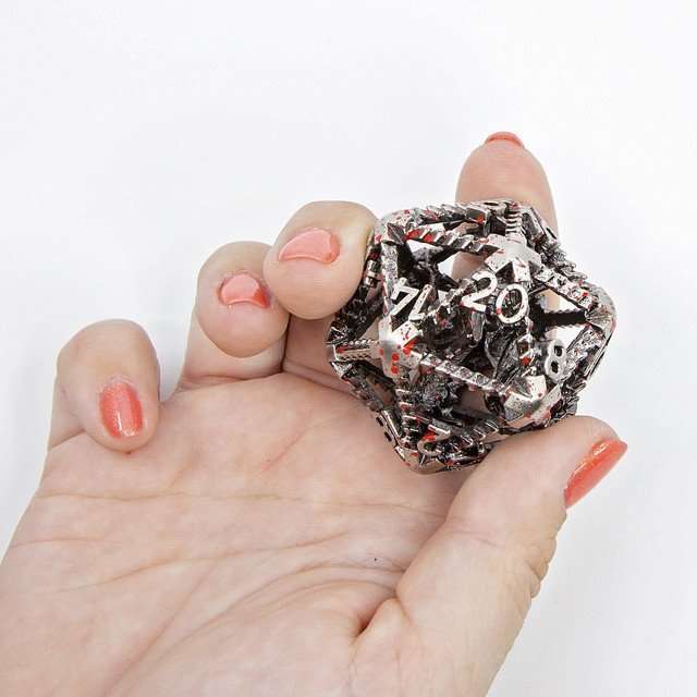 Sage’s 42mm Draconic Prison Bloody Cage Hollow Metal D20 image 6