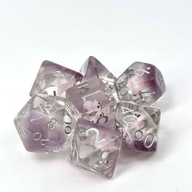 Sage's Familiars - Llama Resin Polyhedral Dice Set image 4