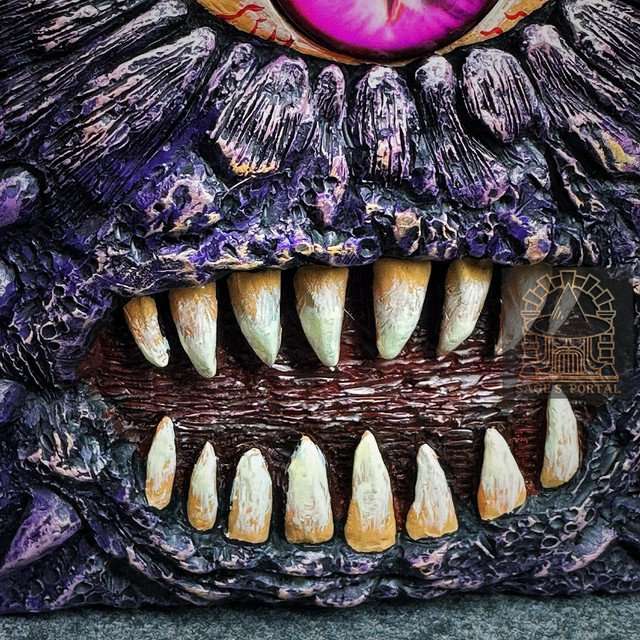 Purple Eye Tyrant Notebook | Handmade Notebook for TTRPG, Sketchbook, Diary image 2