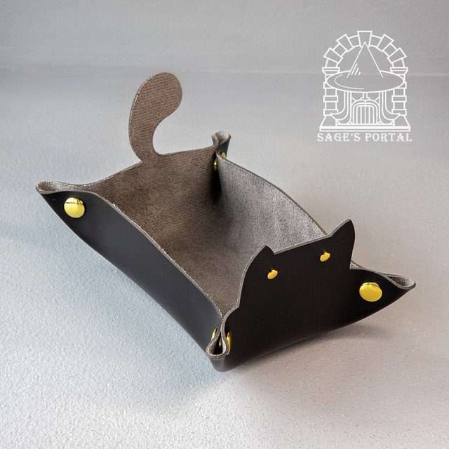 Sage's Black Enchanted Cat Dice Tray image 6