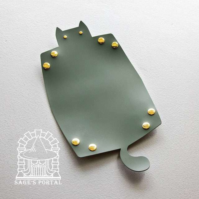 Sage's Green Enchanted Cat Dice Tray image 10