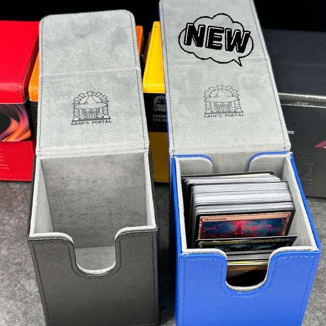 Sage's Premium Deck Storage Box for TCG, Dice, 105mm x 95mm x 82mm image 7
