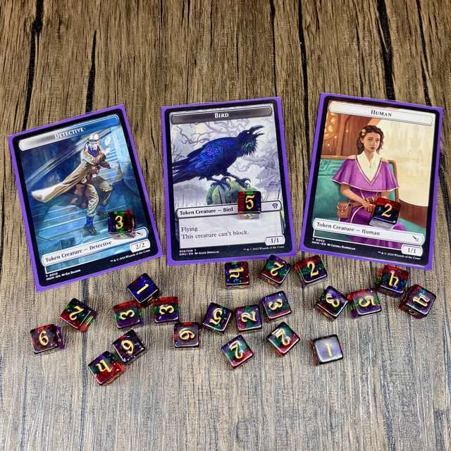 Sage's Incantations Chromatic Doom Resin D6 Dice 24 Pc Set image 2