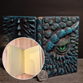 Eye of the Blue Dragon Notebook | Handmade Notebook for TTRPG, Sketchbook, Diary