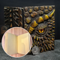 Eye of the Gold Dragon Notebook | Handmade Notebook for TTRPG, Sketchbook, Diary