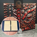Eye of the Red Dragon Notebook | Handmade Notebook for TTRPG, Sketchbook, Diary