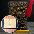 Eye of the Gold Dragon Notebook Gift Set | Handmade Notebook for TTRPG, Sketchbook, Diary