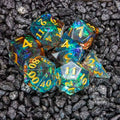 Sage's Crystals - Manaflow Sharp Edge Resin Polyhedral Dice Set image 0