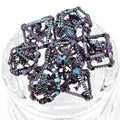 Sage's Draconic Prison Witch's Curse Cage Hollow Metal Dice Set image 0