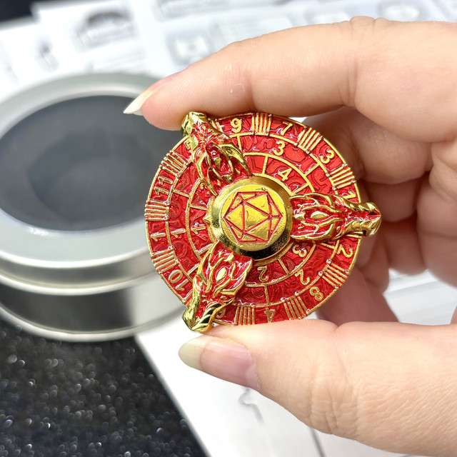 Sage's Draconic Conjuration Fire Wyrm Dice Wheel image 1