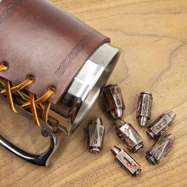 Sage's Holy Revolver Bloodstained Bullets Metal Dice Set image 10