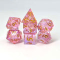 Sage's Exaltations - Sakura Festival Sharp Edge Resin Dice Set image 0