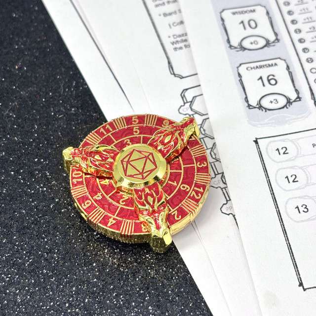 Sage's Draconic Conjuration Fire Wyrm Dice Wheel image 2