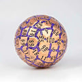 Sage’s Warp Stones Copper Nebula d100 Metal Dice image 0