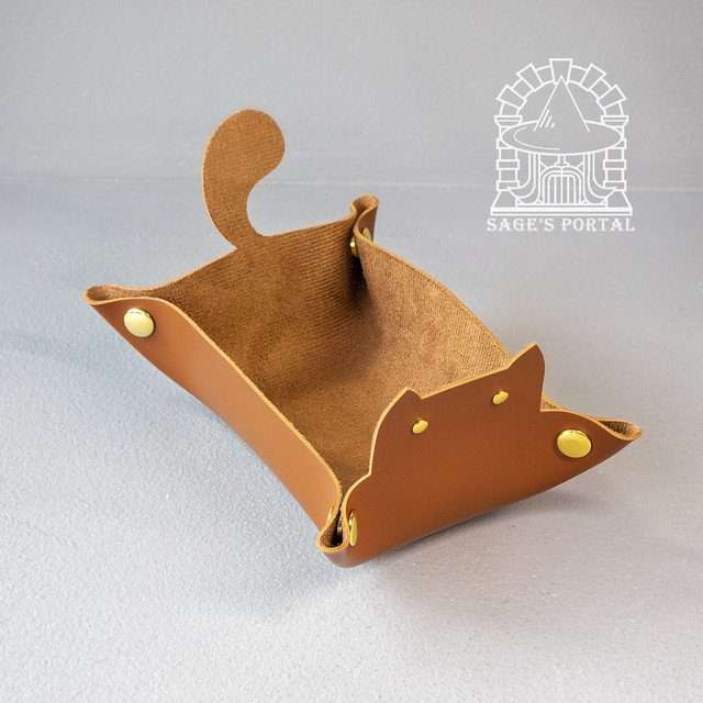 Sage's Brown Enchanted Cat Dice Tray image 5