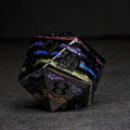 Sage's Dimension Stones - 33mm Black D20 Metal Die image 0