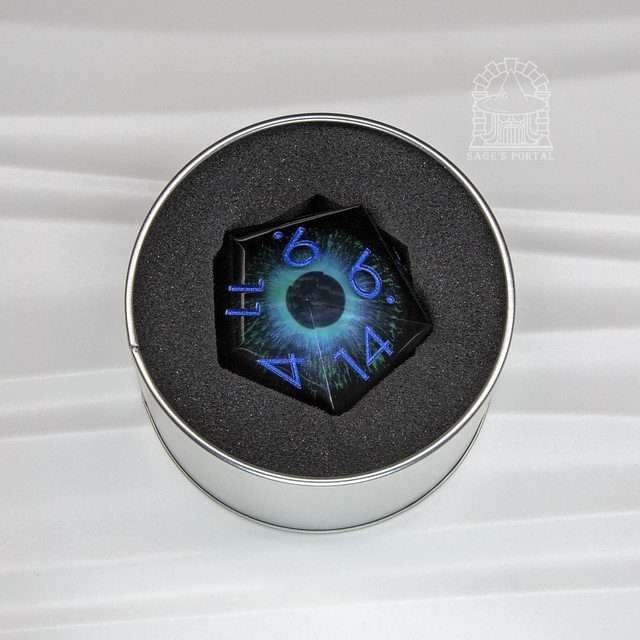 Sage's Eye of the Blue Beast Jiggling Eye Resin Giant 50mm D20 image 4
