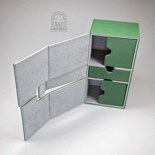 Sage's Premium 3 Drawer Deck Storage Box for TCG, Dice, Jewelry  200mm x 115mm x 90mm image 4