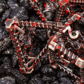Sage's Draconic Prison Bloody Cage Hollow Metal Dice Set image 0