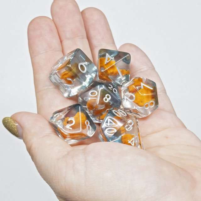 Sage's Camel Familiar Resin Polyhedral Dice Set image 16