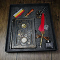 Sage's Gnomish Copper Notebook Gift Set | Handmade Notebook for TTRPG, Sketchbook, Diary image 0