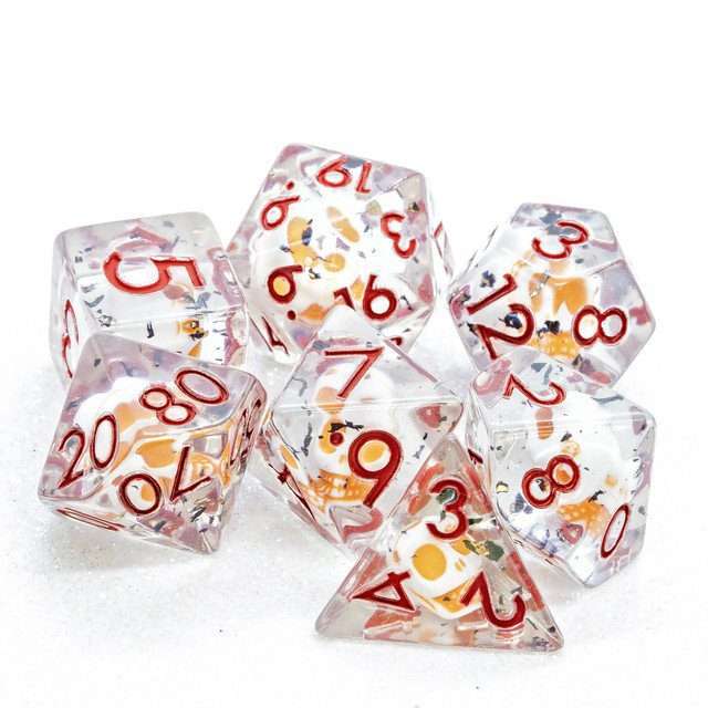 Sage's Familiars - Animated Skull Resin Polyhedral Dice Set image 11