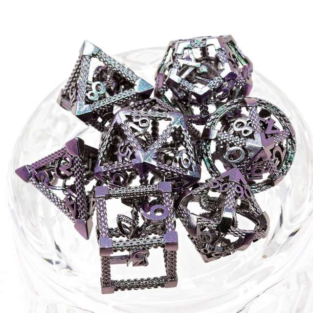 Sage's Imprisoned Kraken Ocean Depths Hollow Metal Dice Set image 2