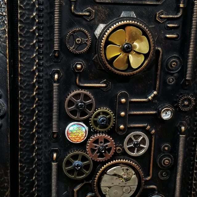 Sage's Gnomish Notebook Copper | Handmade Notebook for TTRPG, Sketchbook, Diary image 2