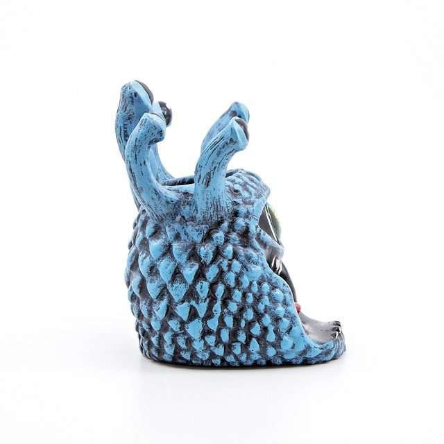 Blue Eye Tyrant Desk Companion Phone Stand & Pencil Holder - Sage's PortalDesk Accessory
