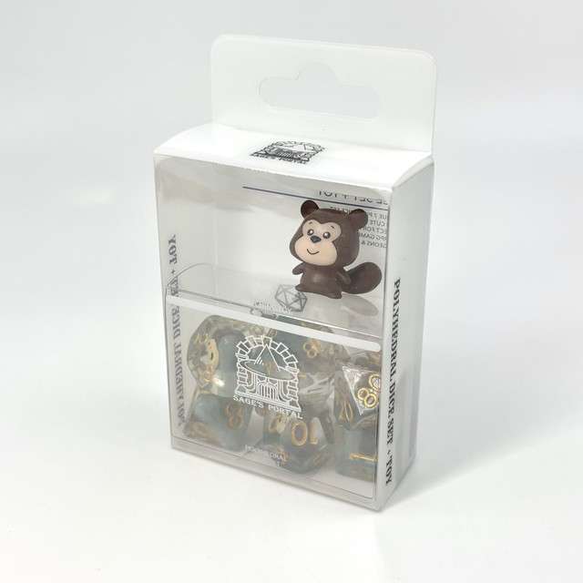 Sage's Chipmunk Familiar Resin Polyhedral Dice Set image 5