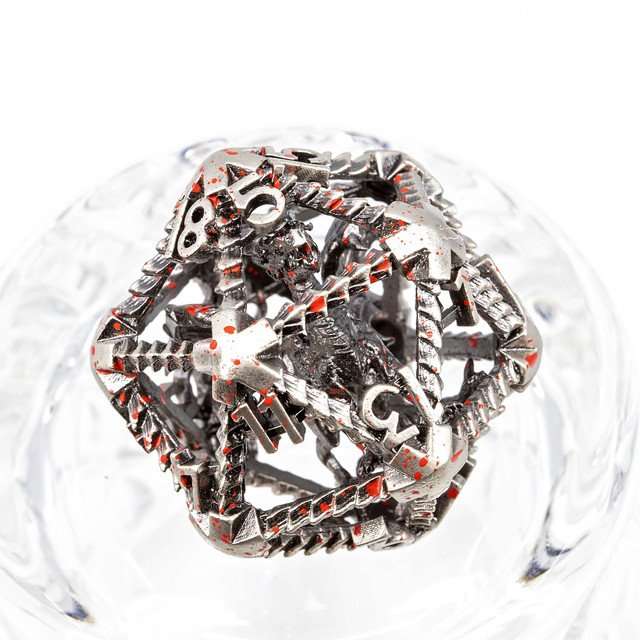 Sage’s 42mm Draconic Prison Bloody Cage Hollow Metal D20 image 3