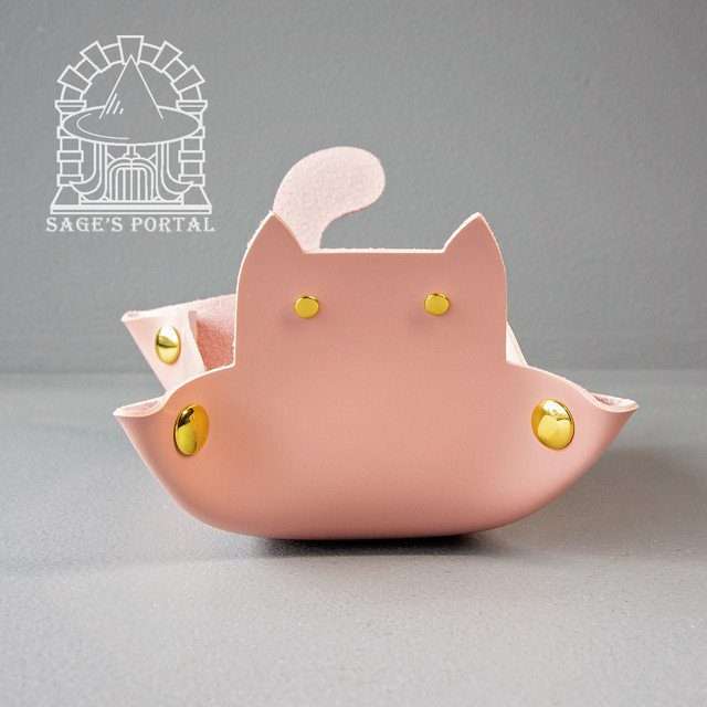 Sage's Pink Enchanted Cat Dice Tray image 1