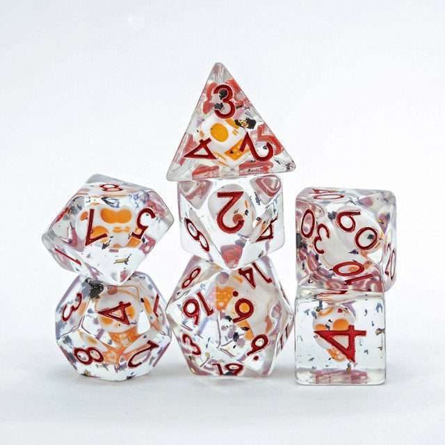 Sage's Familiars - Animated Skull Resin Polyhedral Dice Set image 10