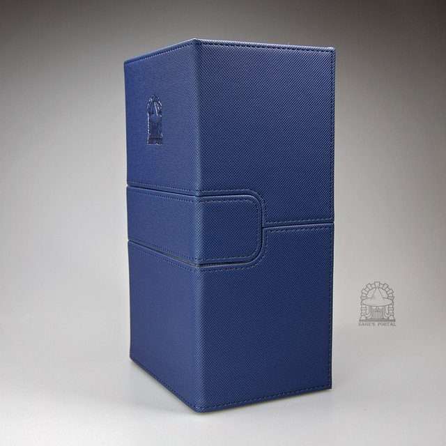 Sage's Premium 3 Drawer Deck Storage Box for TCG, Dice, Jewelry  200mm x 115mm x 90mm - Dark Blue image