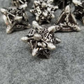 Sage’s Starships Antique Silver Metal Polyhedral Dice Set image 0