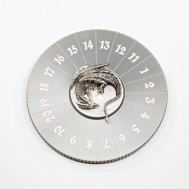 Sage's Black Dragon Dice Wheel - Large Wheel image