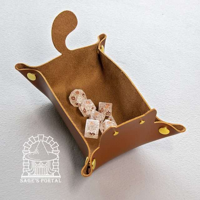 Sage's Brown Enchanted Cat Dice Tray image 9