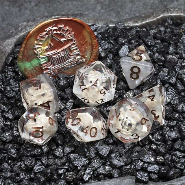 Sage's Pups Familiar Resin Polyhedral Dice Set image 8