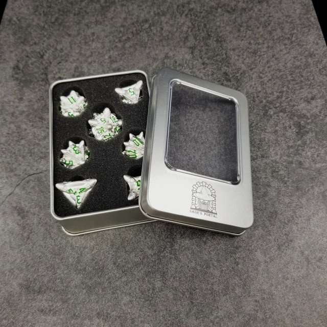 Sage’s Starships Medbay Metal Polyhedral Dice Set image 9