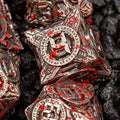 Sage’s Chronurgy Timeless Carnage Metal Polyhedral Dice Set image 0